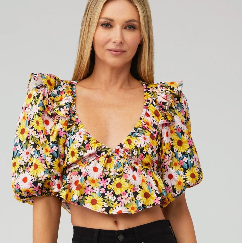 FOR LOVE & LEMONS - GLENN CROP TOP *NEW WITH TAGS*
